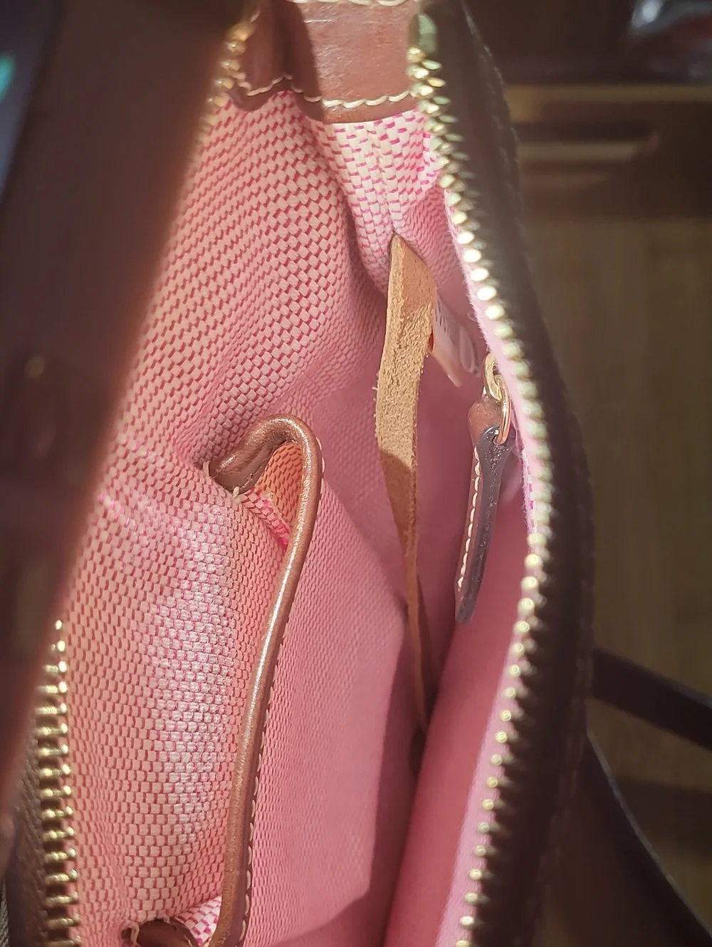 Dooney & Bourke Leather and Canvas Letter Carrier Crossbody Bag